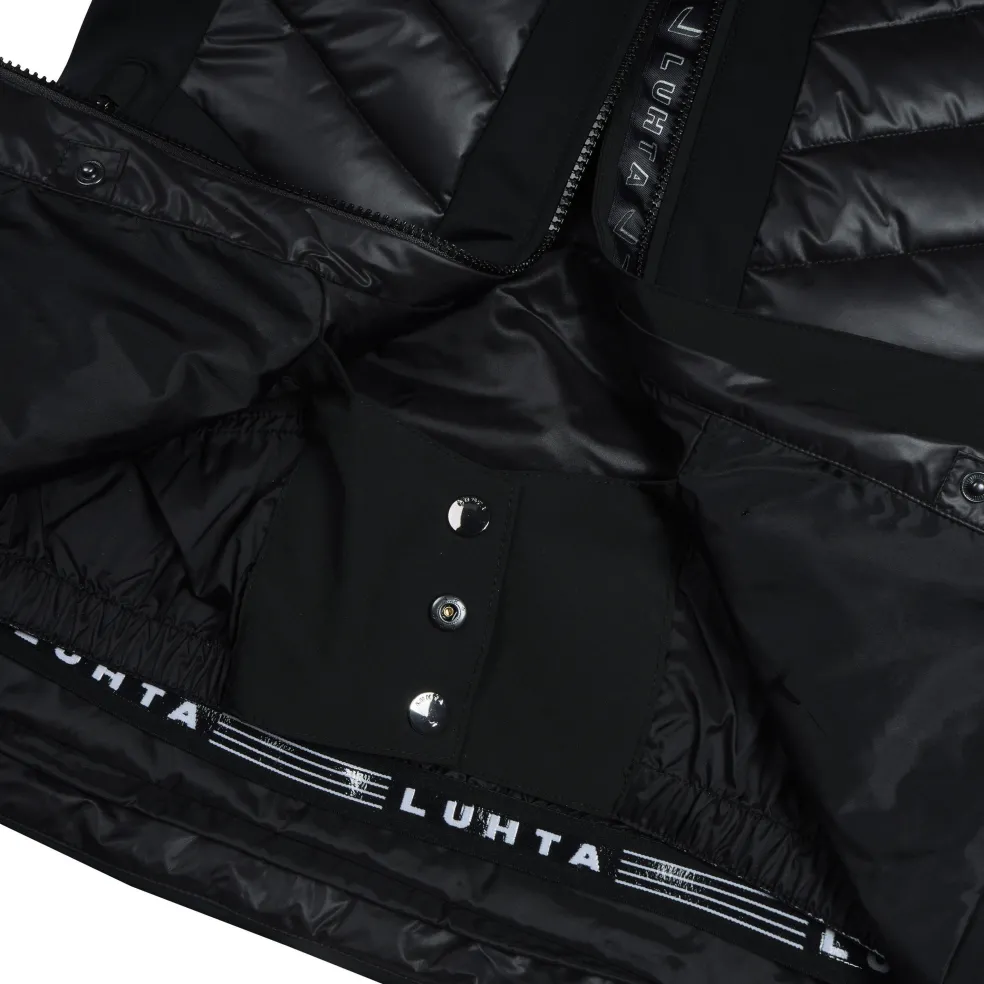 Luhta Mallatunturit softshell winterjas dames basic black