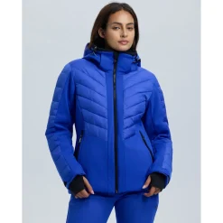 Luhta Mallatunturit softshell winterjas dames blue