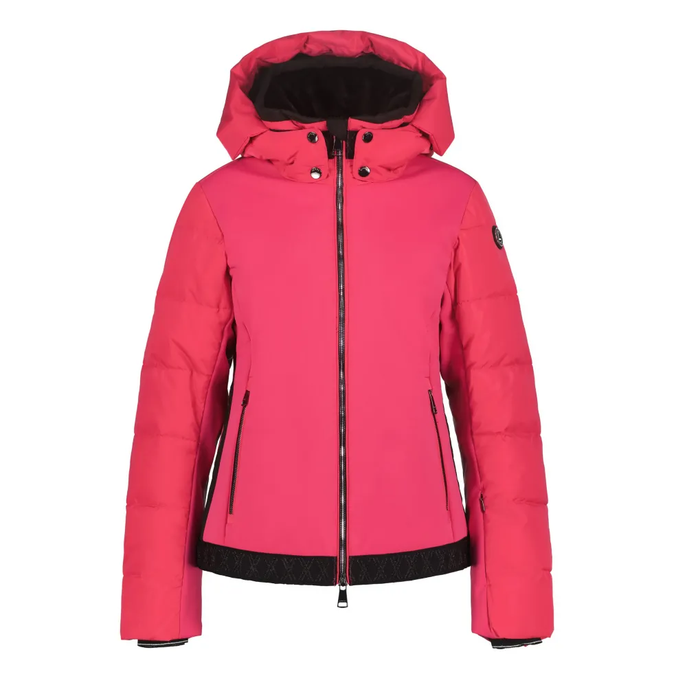Luhta Salmivaara softshell winterjas dames raspberry