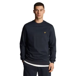 Lyle & Scott Fly fleece sweater heren dark navy