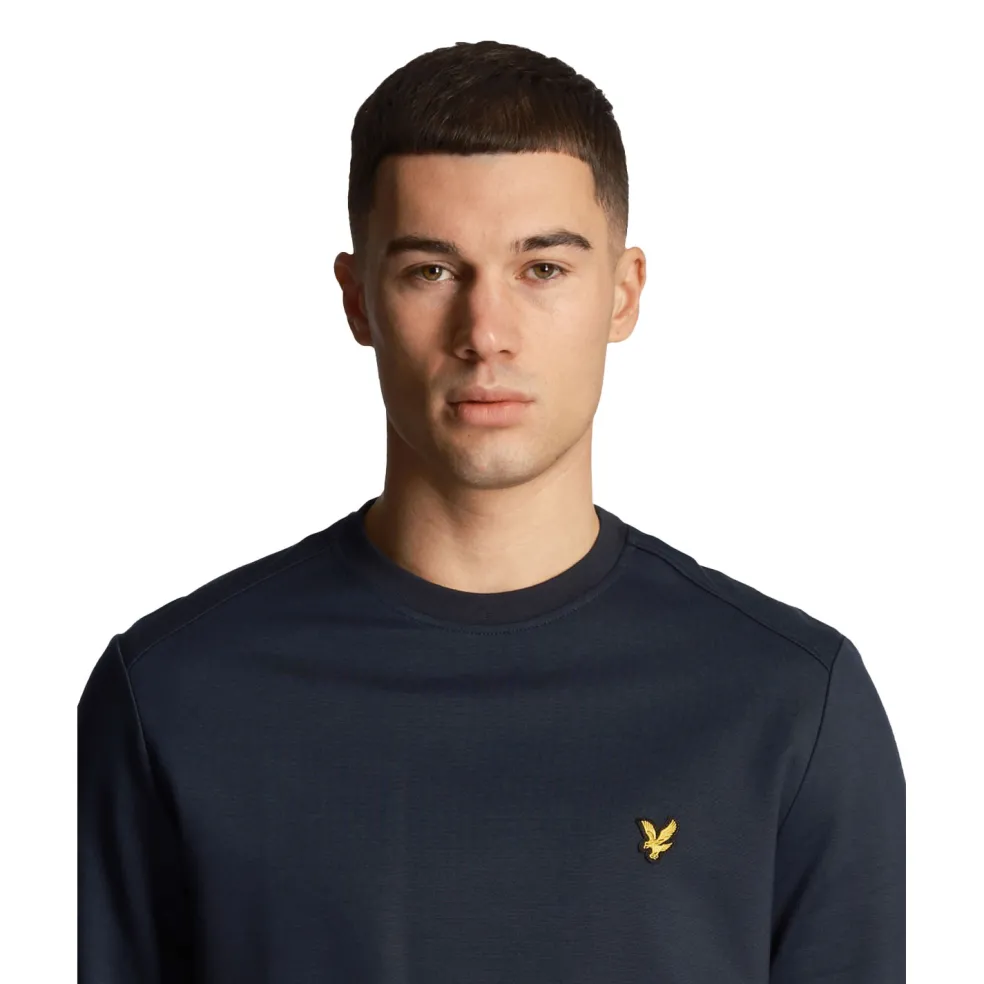 Lyle & Scott Fly fleece sweater heren dark navy
