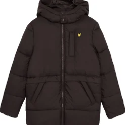Lyle & Scott Ripstop Quilted Puffer jas junior jet black