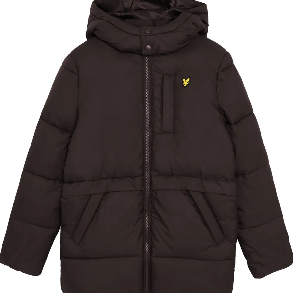 Lyle & Scott Ripstop Quilted Puffer jas junior jet black