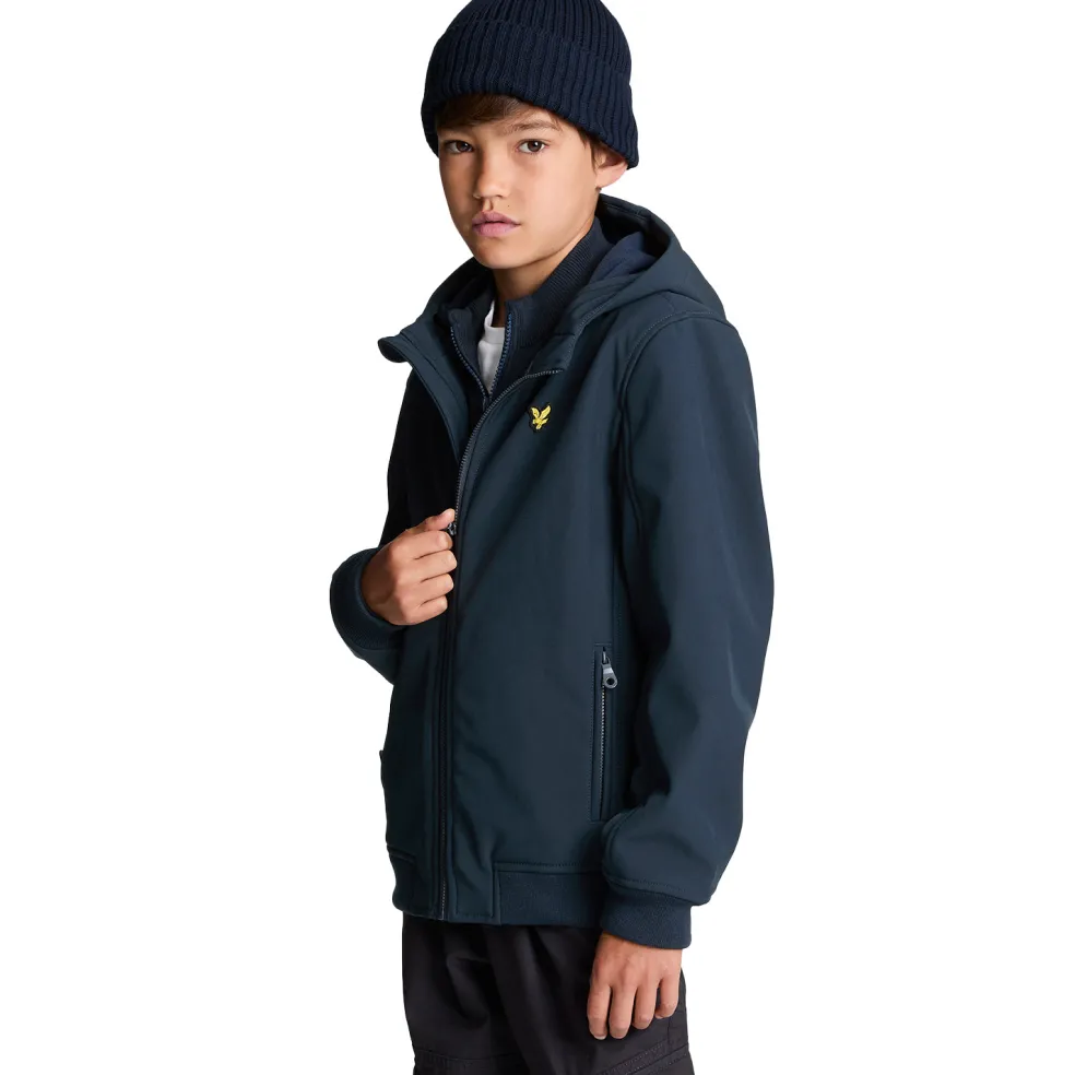 Lyle & Scott softshell jas junior dark navy
