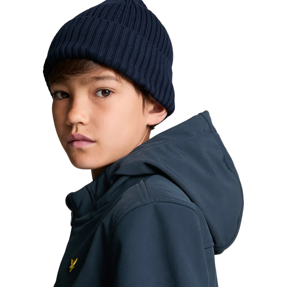 Lyle & Scott softshell jas junior dark navy