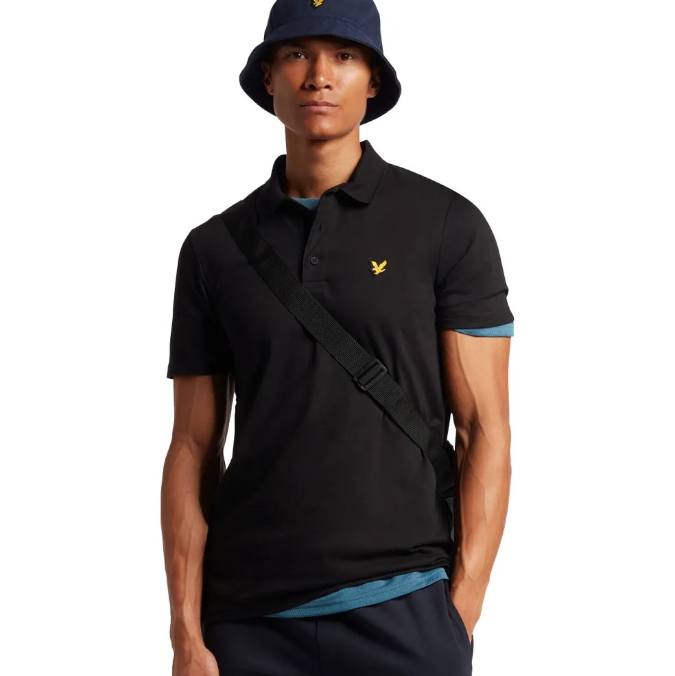 Lyle & Scott Sport Short Sleeve polo heren jet black