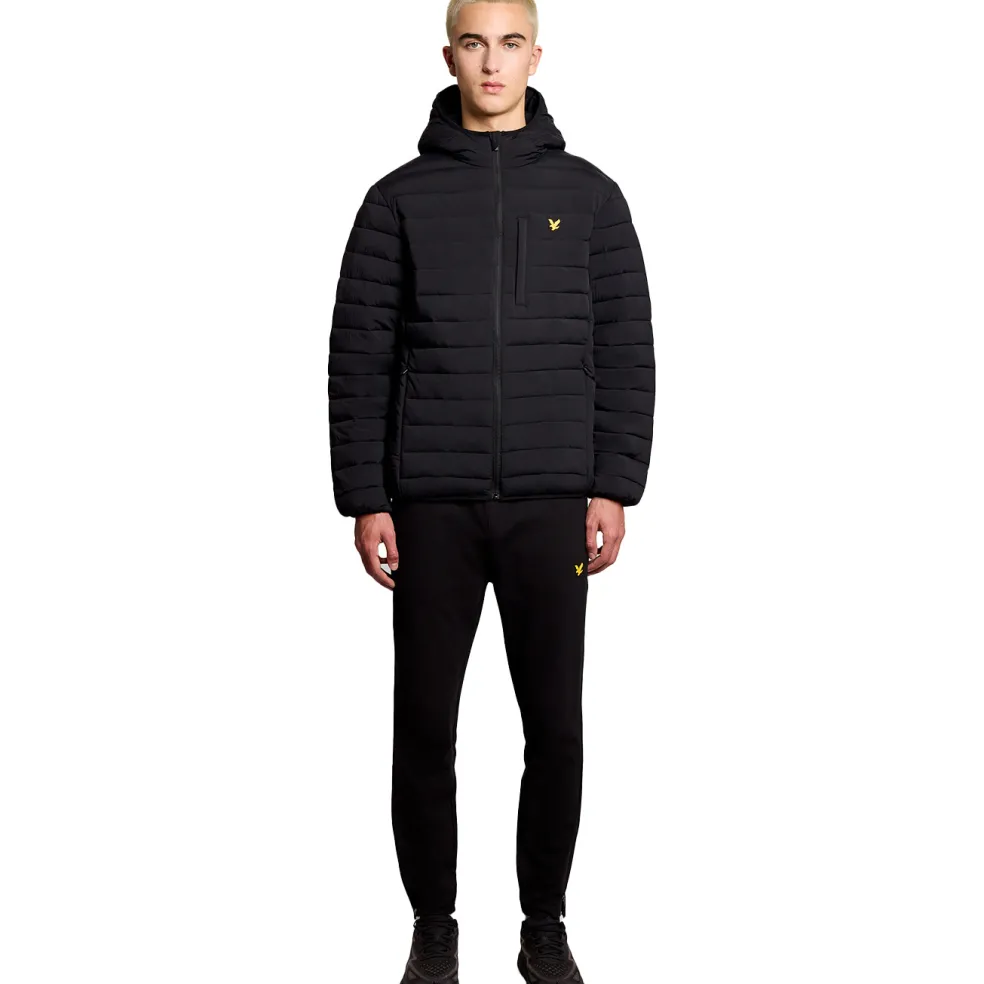Lyle & Scott Sports Lightweight Puffer jas heren jet black
