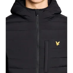Lyle & Scott Sports Lightweight Puffer jas heren jet black