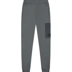 Malelions Nylon Pocket joggingbroek junior anthracite