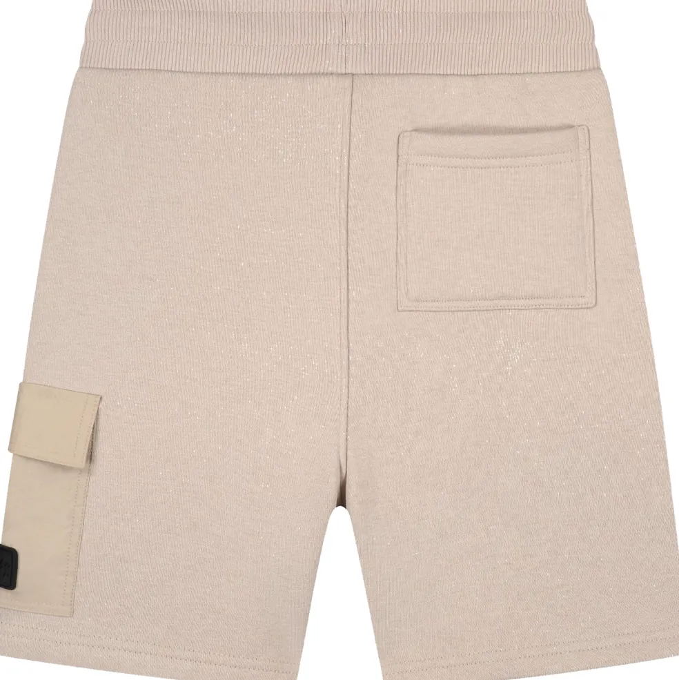 Malelions Nylon Pocket short junior taupe