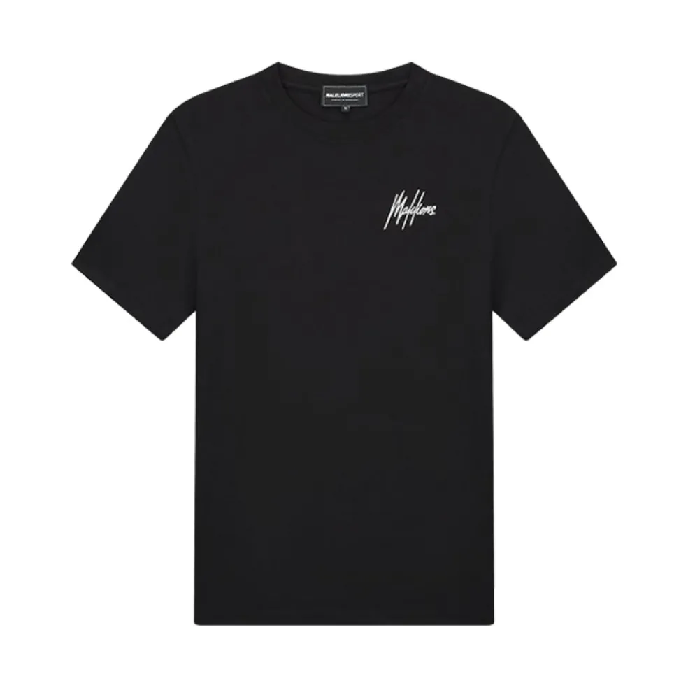 Malelions Sport Logo shirt heren black