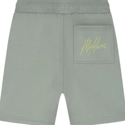 Malelions Striped Signature short junior agave green