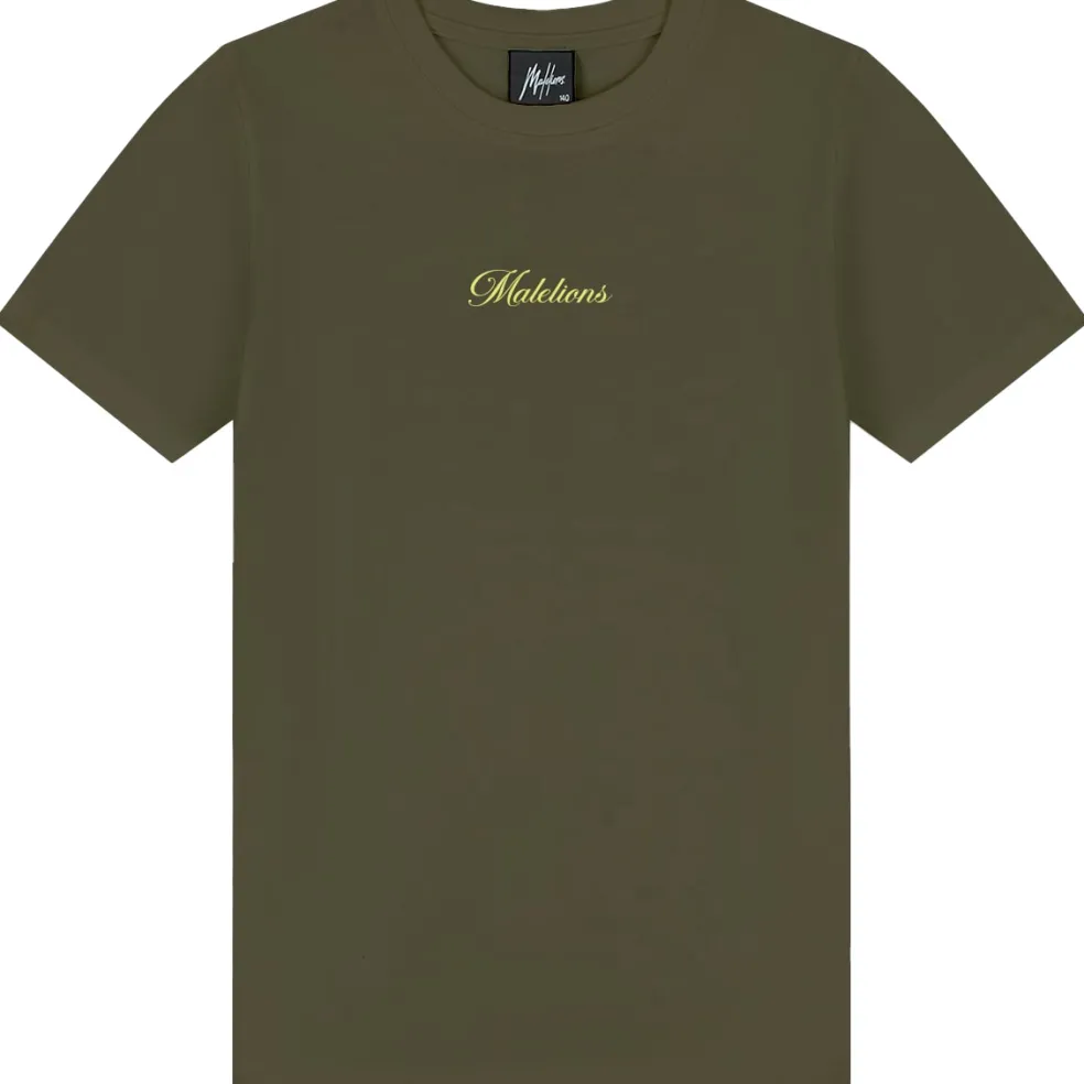Malelions Studio shirt junior moss green