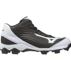 Mizuno 9 Spike Advanced Franchise 9 MID 11GP175090 korfbalschoenen dames zwart wit