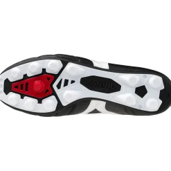 Mizuno MORELIA II PRO FG - AG voetbalschoenen heren black white chinese red
