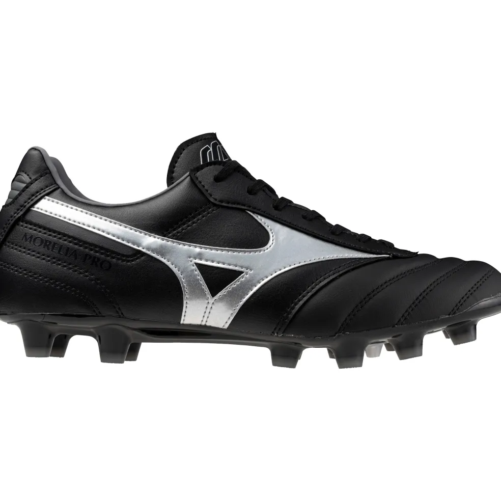 Mizuno Morelia II Pro voetbalschoenen heren black galaxy silver dark shadow