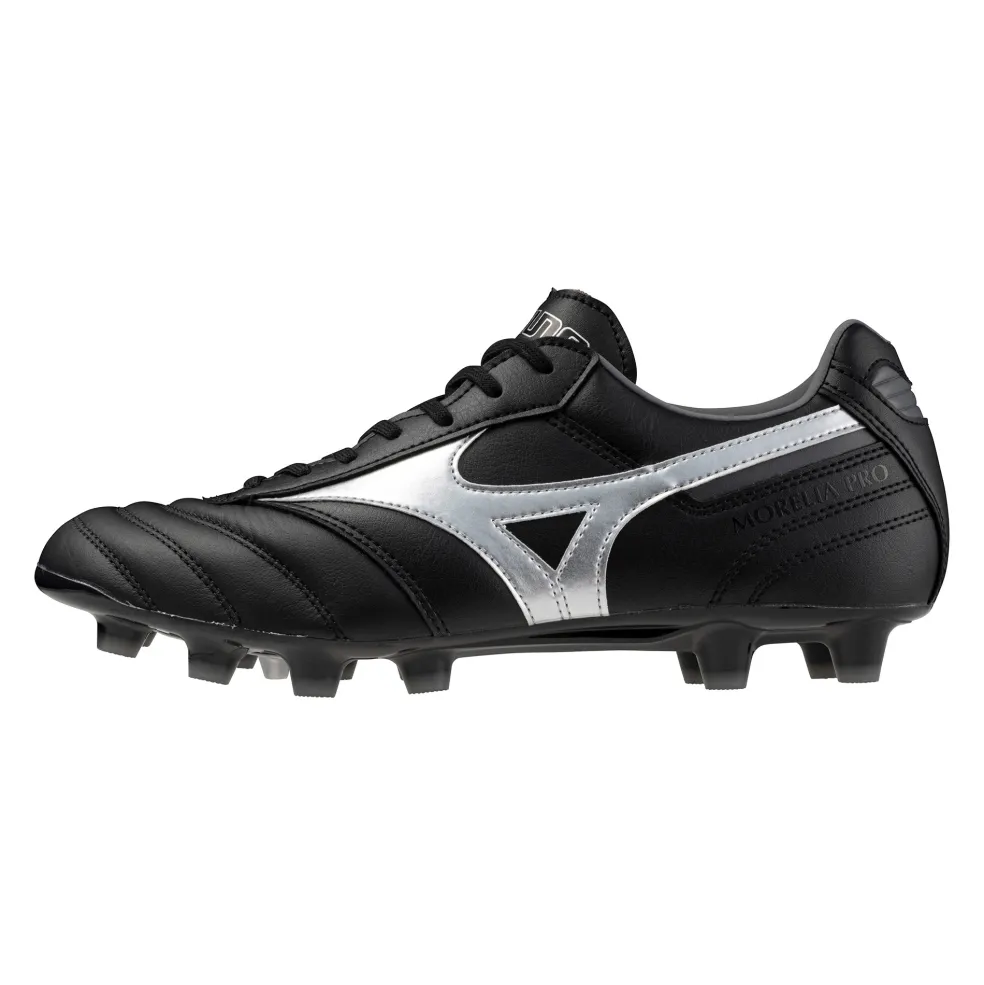 Mizuno Morelia II Pro voetbalschoenen heren black galaxy silver dark shadow