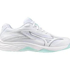 Mizuno Thunder Blade Z indoorschoenen dames white blue tint
