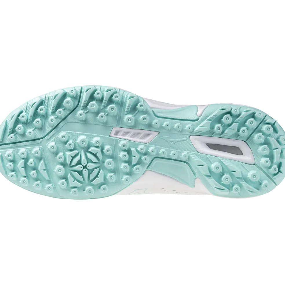 Mizuno Wave Lynx 2 hockeyschoenen junior white blue tint