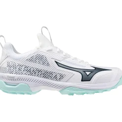 Mizuno Wave Panthera 2 hockeyschoenen dames white blue tint