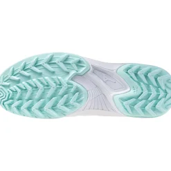 Mizuno Wave Panthera 2 hockeyschoenen dames white blue tint