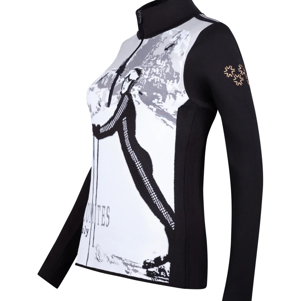 Newland Teide skipully dames black white