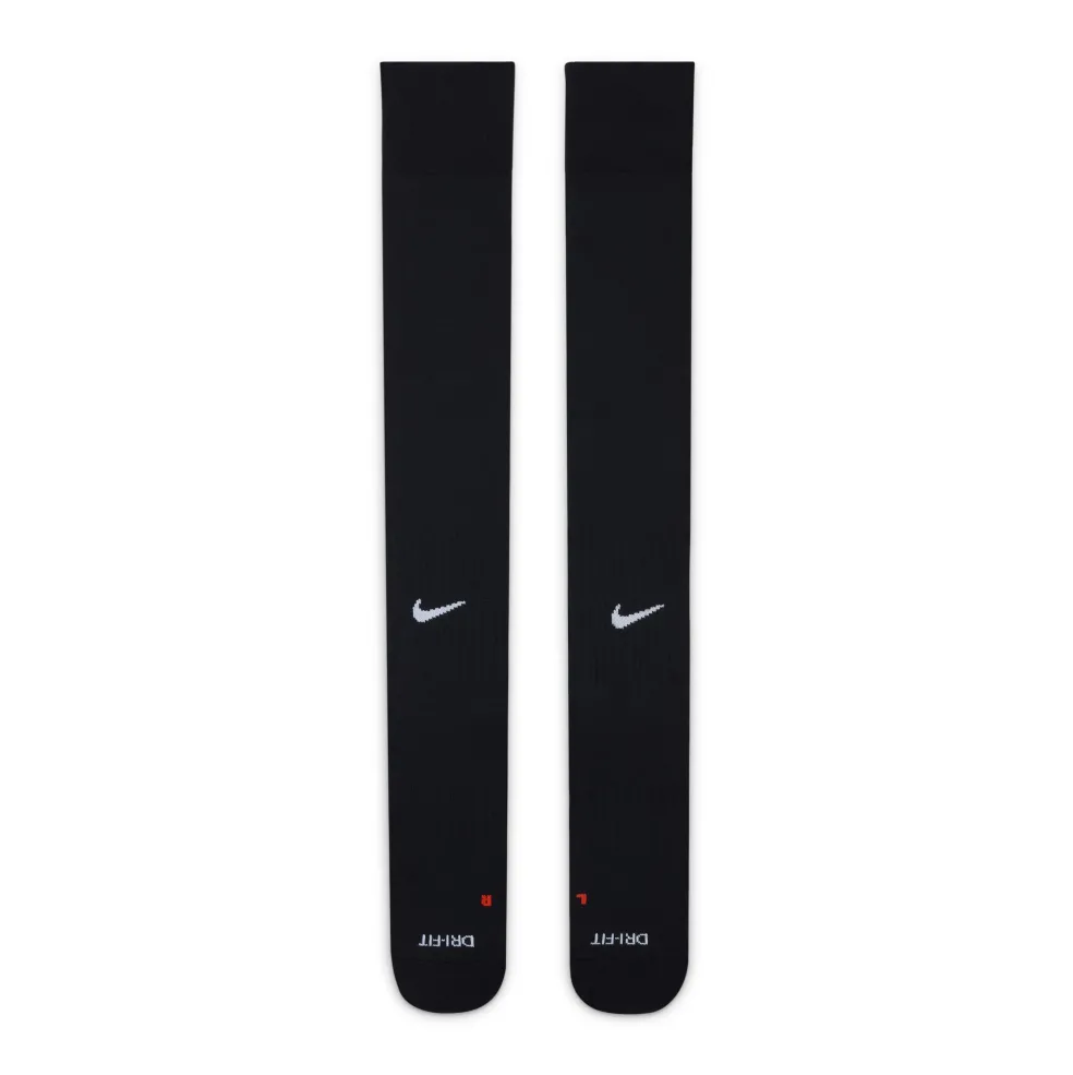 Nike Academy voetbalsokken white black