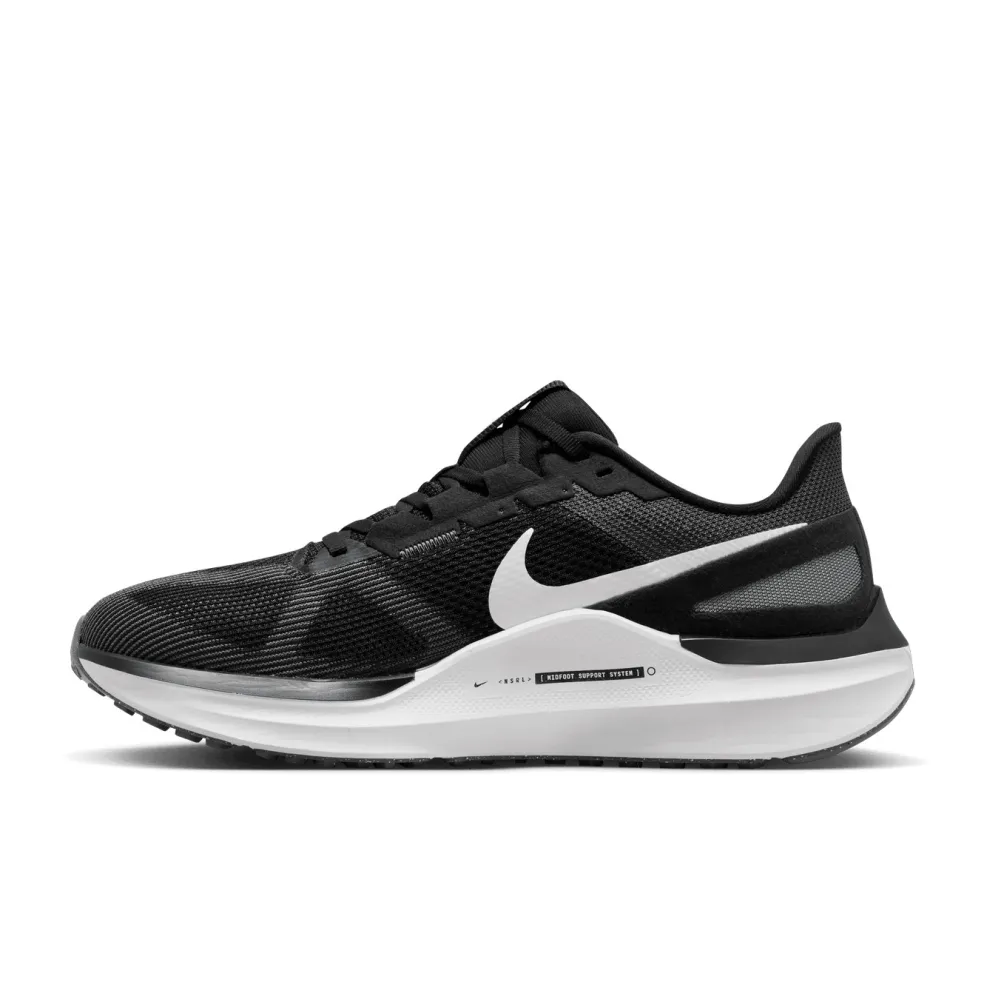 Nike Air Zoom Structure 25 hardloopschoenen heren black white iron grey