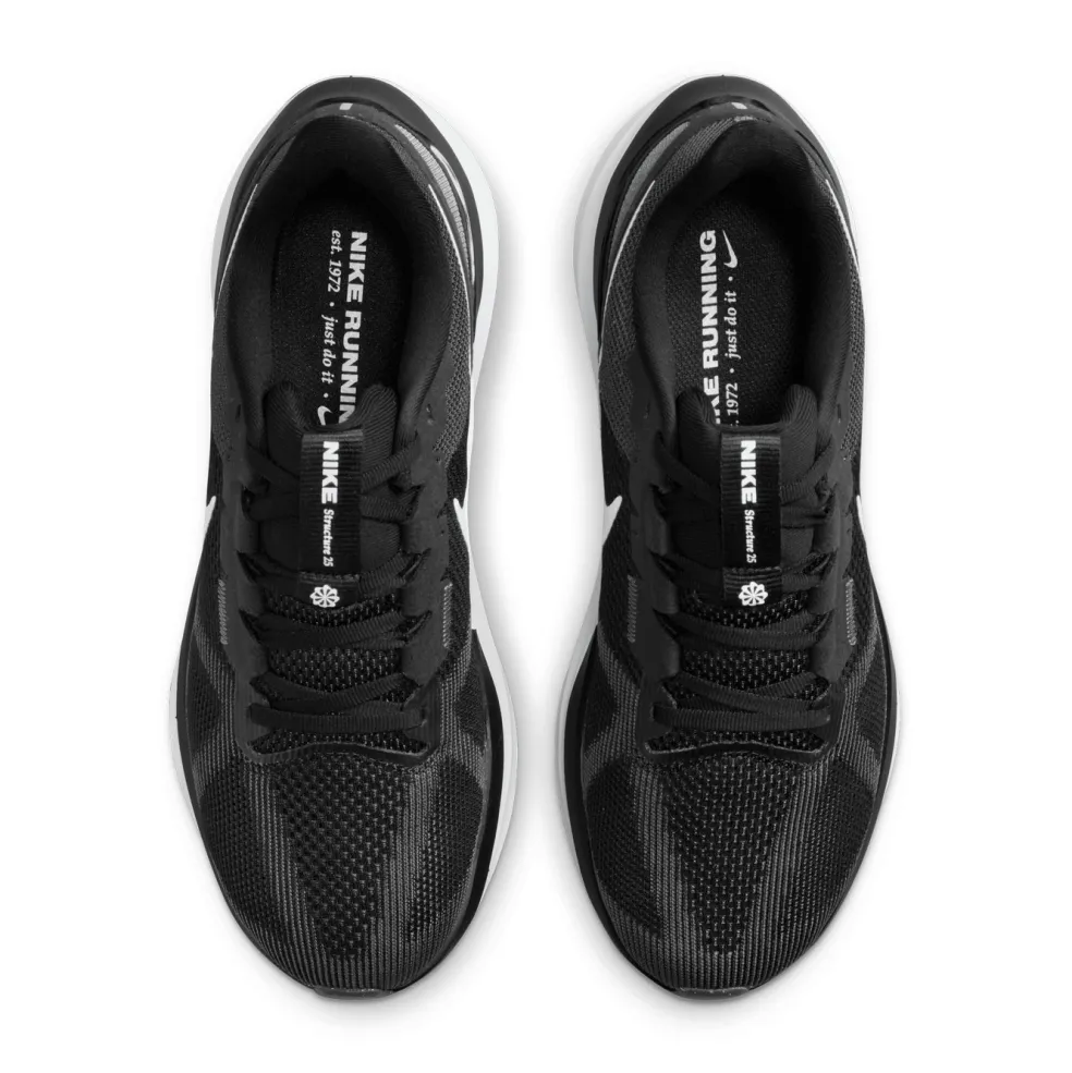 Nike Air Zoom Structure 25 hardloopschoenen heren black white iron grey