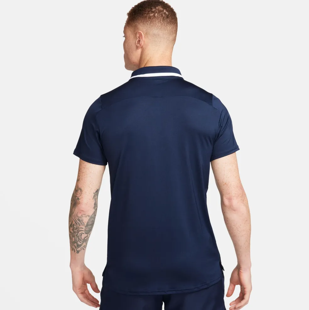 Nike Court Advantage tennispolo heren obsidian white