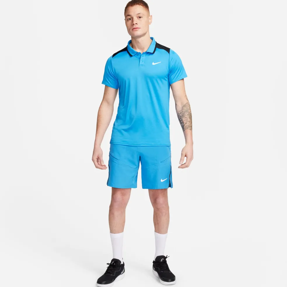 Nike Court Advantage tennispolo heren photo blue