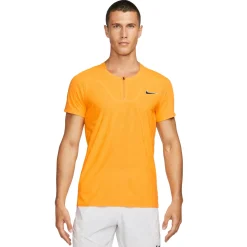 Nike Court Dri-FIT ADV Slam tennispolo heren yellow sundial black