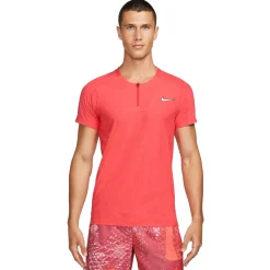Nike Court Dri-FIT ADV Slam tennispolo heren orange ember glow white