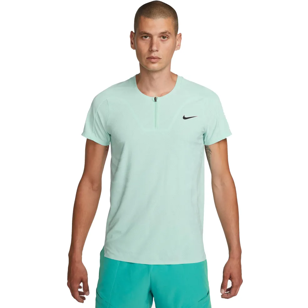 Nike Court Dri-FIT ADV Slam tennispolo heren green jade ice black