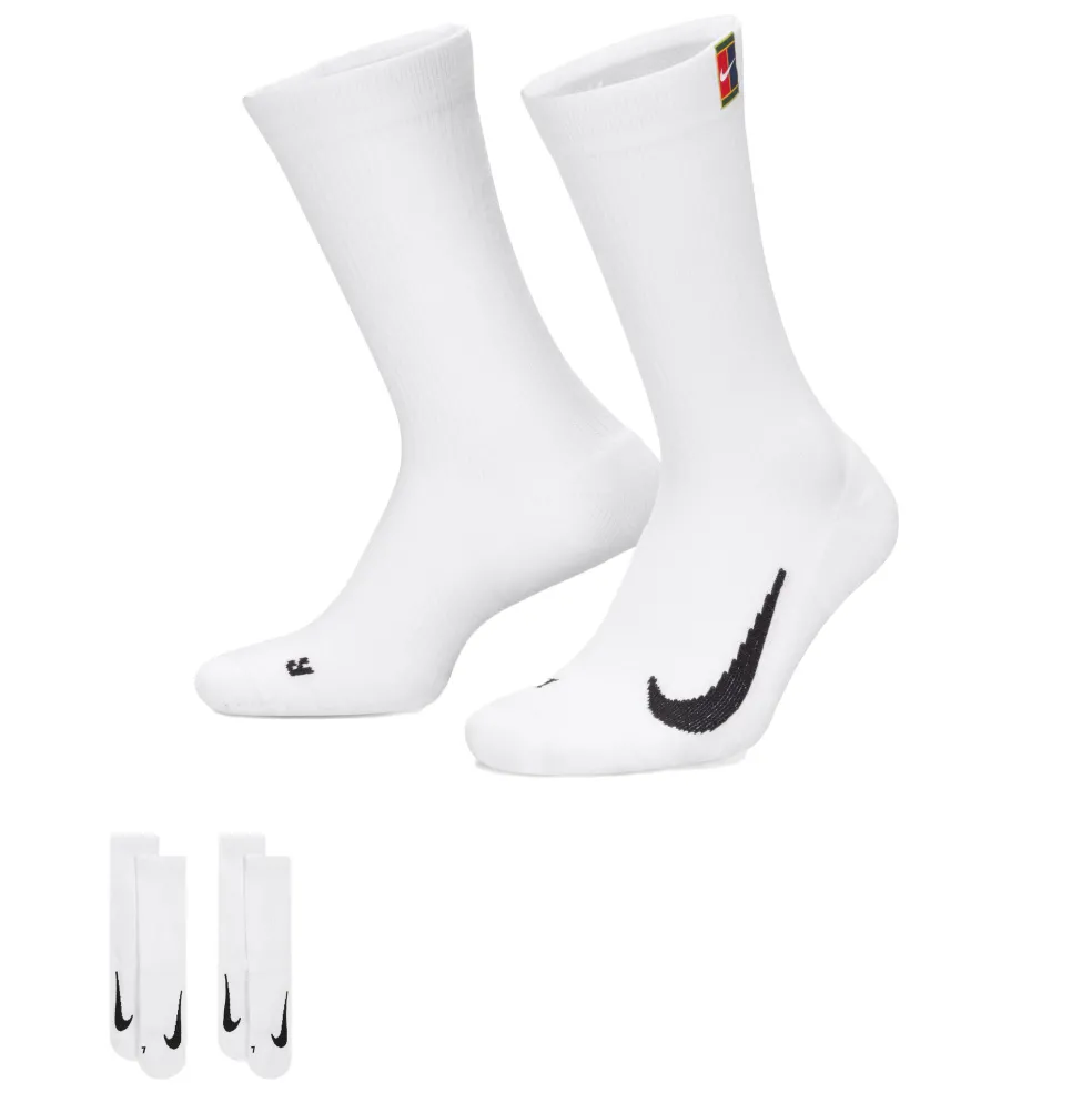 Nike Court Multiplier Cushioned tennissokken heren white