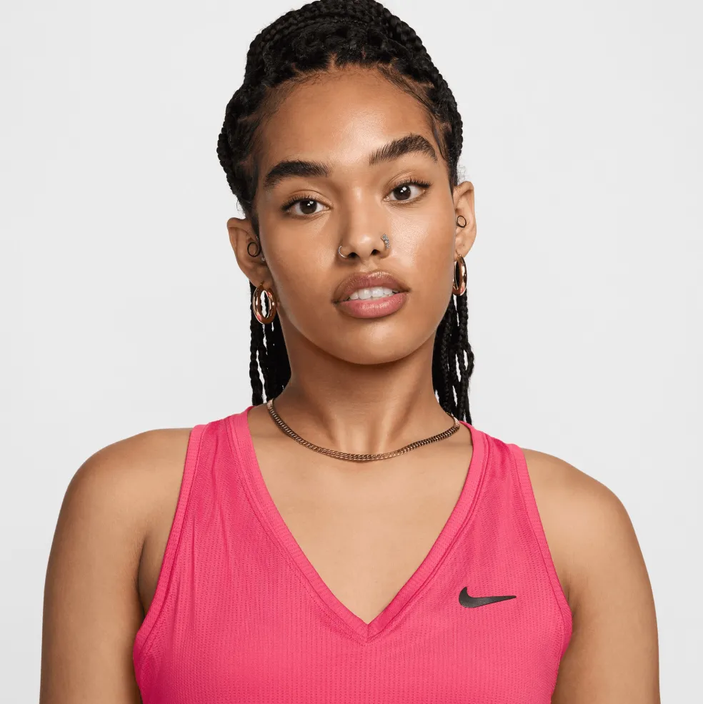 Nike Court Victory tennis tanktop dames aster pink black