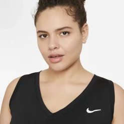Nike Court Victory tennis tanktop dames black white