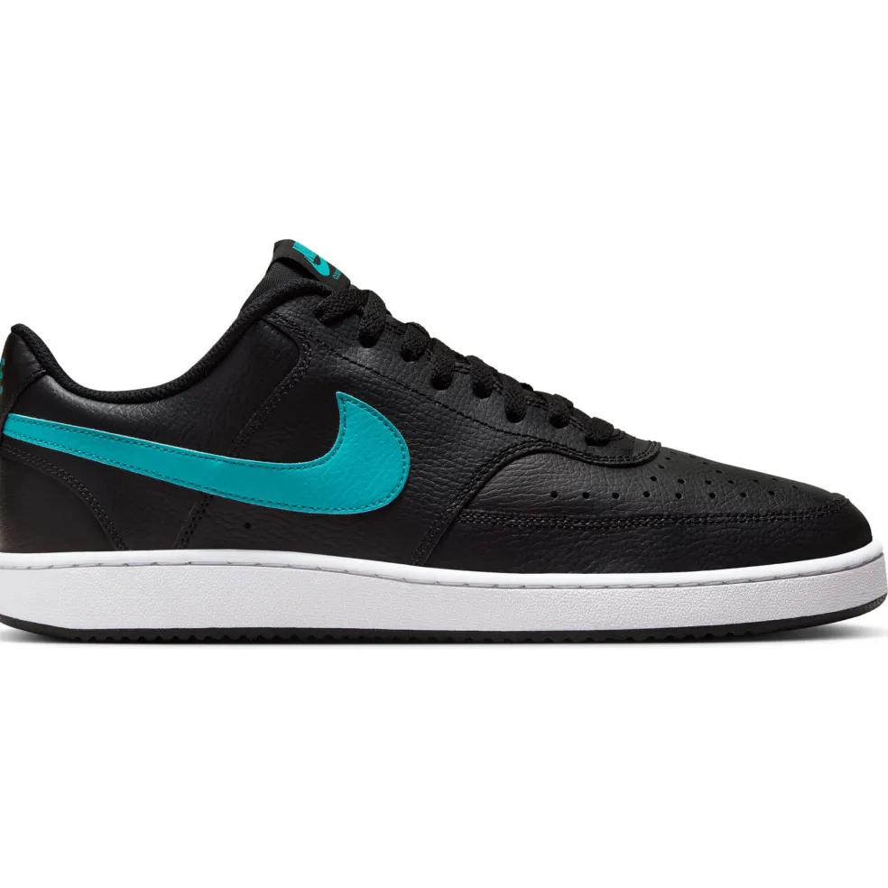 Nike Court Vision Low schoenen heren black dusty cactus white