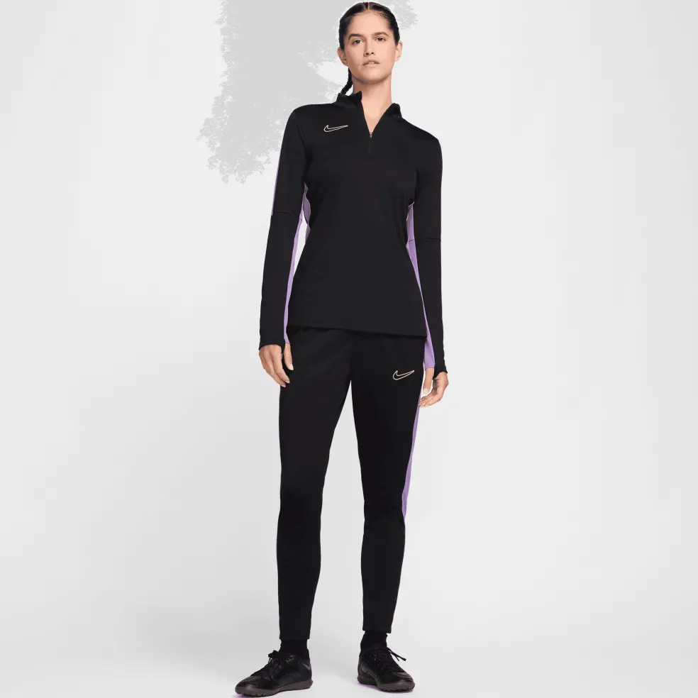 Nike Dri-FIT Academy trainingsshirt dames black raspberry