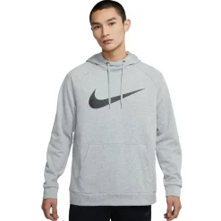Nike Dri-FIT hoodie heren dark grey heather black