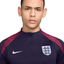 Nike Engeland Strike Dri-FIT trainingsshirt heren purple ink rosewood white