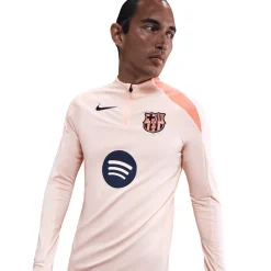 Nike FC Barcelona Strike trainingsshirt heren crimson tint bright mango midnight navy