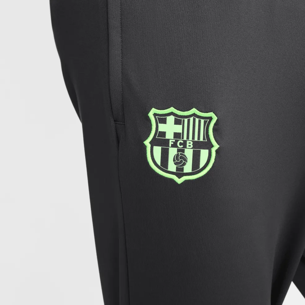 Nike FC Barcelona Strike Derde trainingsbroek heren anthracite old royal lime blast