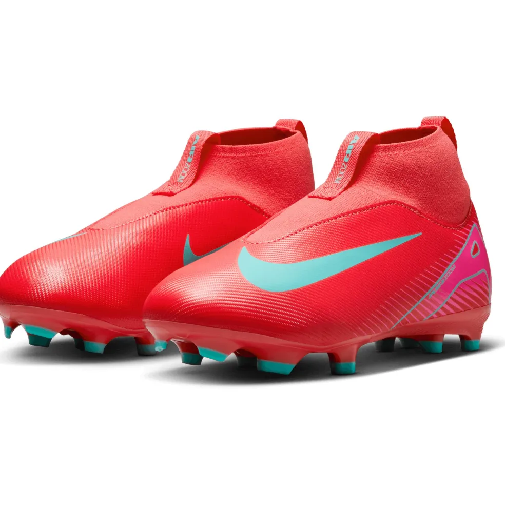 Nike Mercurial Superfly 10 Academy FG AG voetbalschoenen junior ember glow aurora green