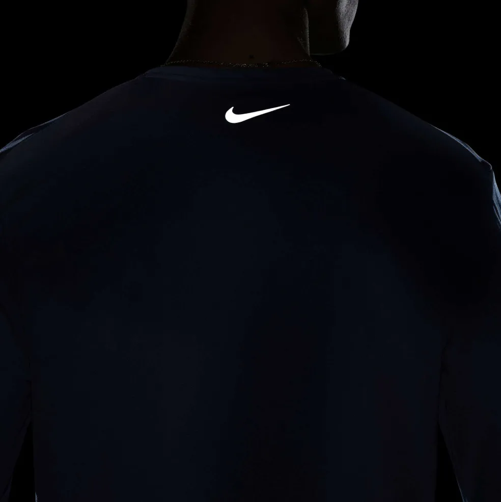 Nike Miler Flash Dri-FIT hardloopshirt heren court blue reflective silver
