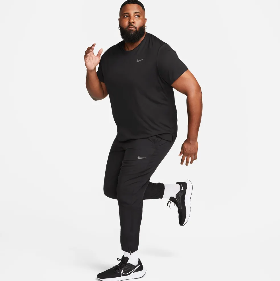 Nike Miler hardloopshirt heren black