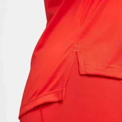 Nike One Dri-FIT Swoosh hardloopshirt dames red