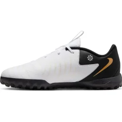 Nike Phantom GX II Academy voetbalschoenen junior white metallic gold coin black