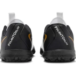 Nike Phantom GX II Academy voetbalschoenen junior white metallic gold coin black