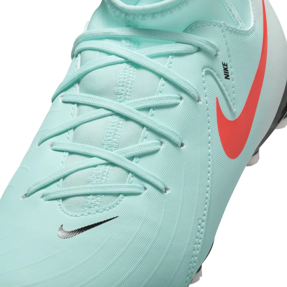 Nike Phantom Luna 2 Academy FG AG voetbalschoenen junior mint off noir atomic red